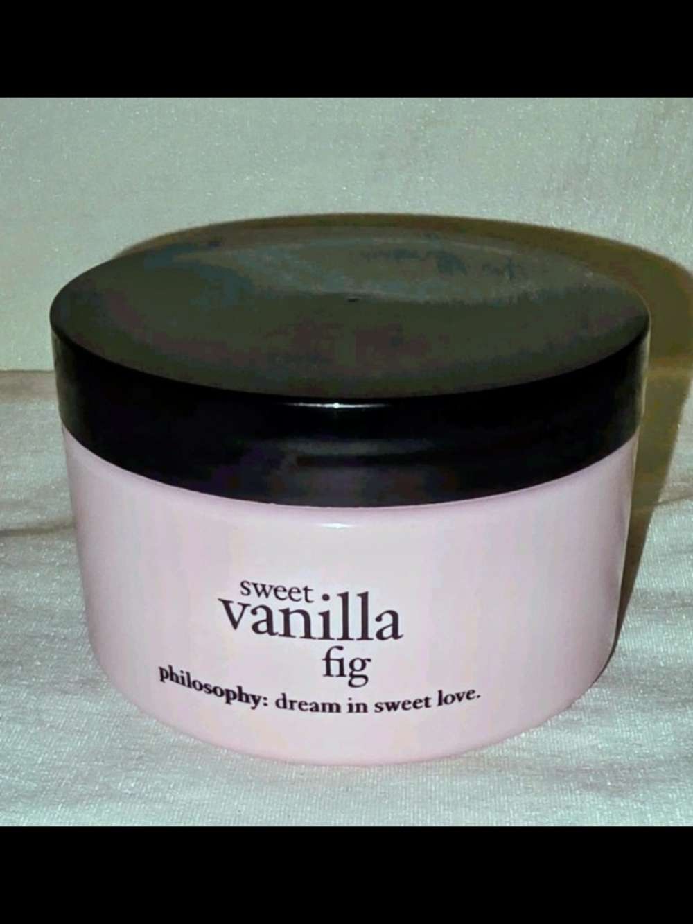 Philosophy Sweet Vanilla Fig Body Cream - Pale Pink & Black